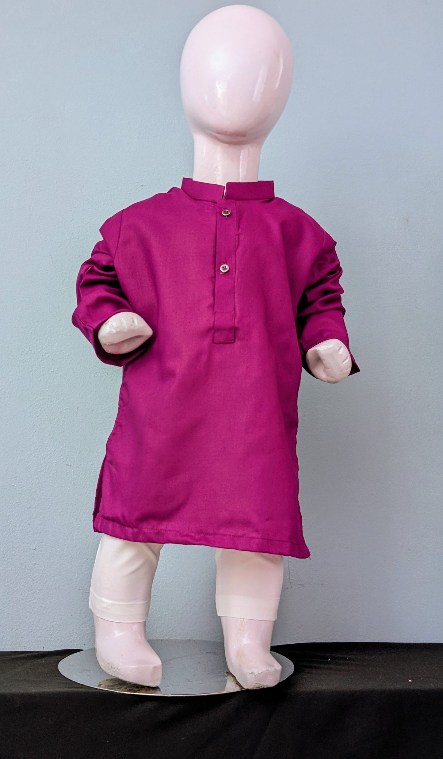 Infant merjanda cotton kurta with white trouser