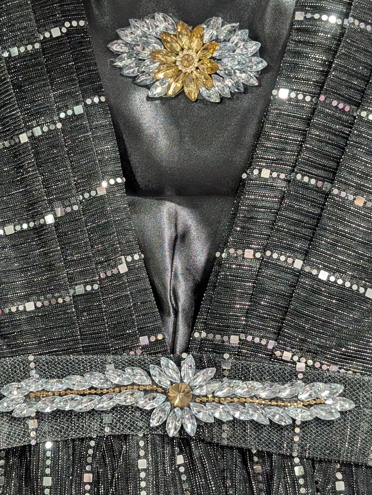 Girls' kaftan-style maxi dress featuring silk pants and a net dupatta.