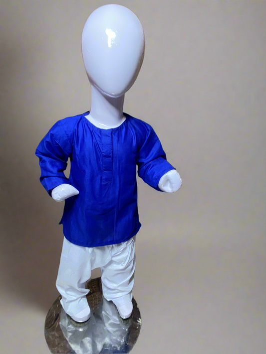 Blue kurta for kids