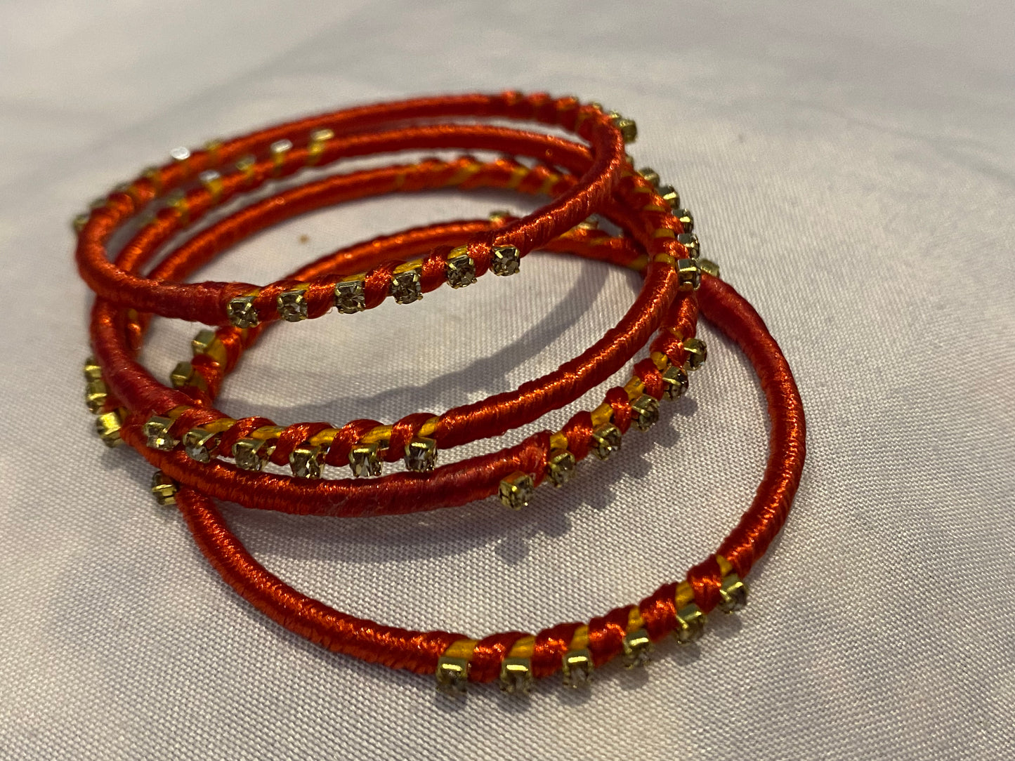 Kids Red handmade bangles