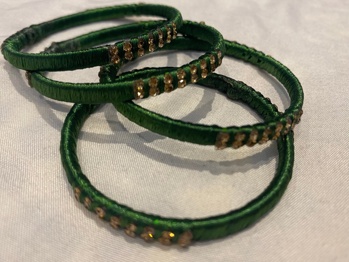 Kids Green handmade kre (bangles)