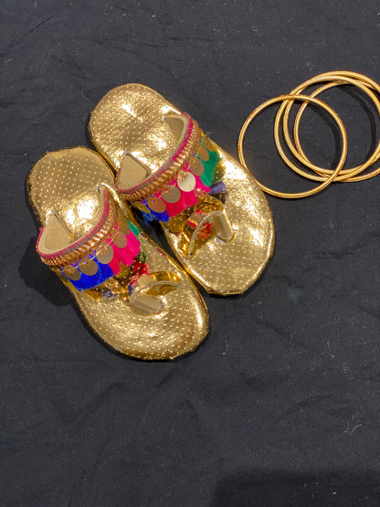 Baby girls traditional footwear