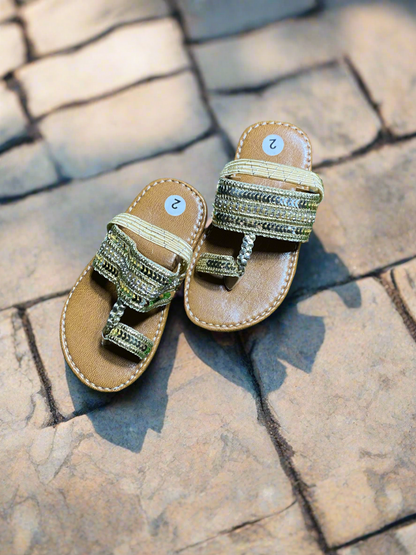 Kola pori style girls fancy sandals