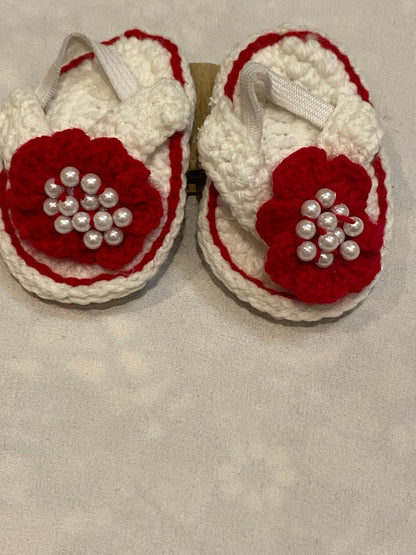 Handmade beautiful footwear for baby girls