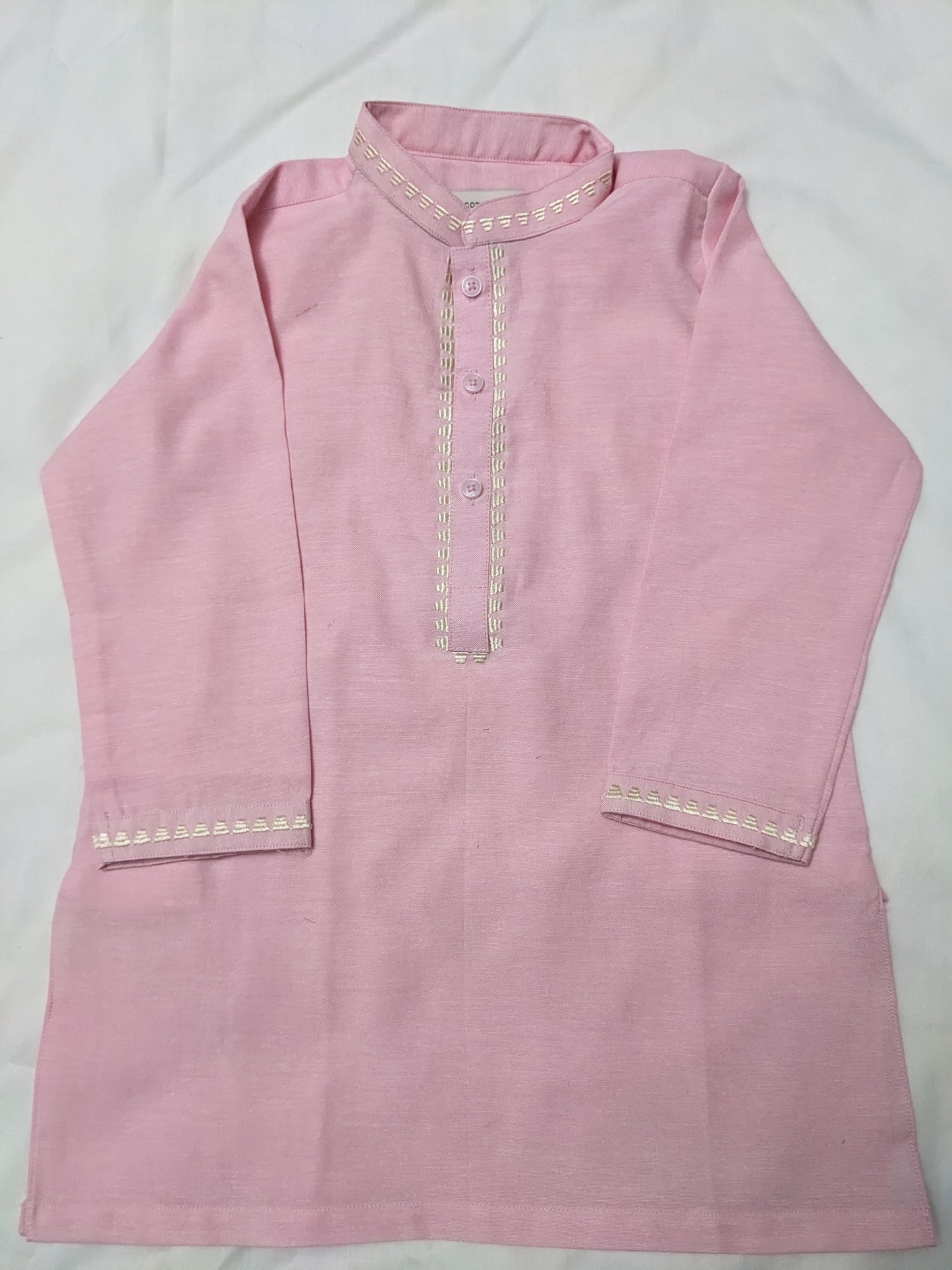 Light Pink Kurta with white trouser