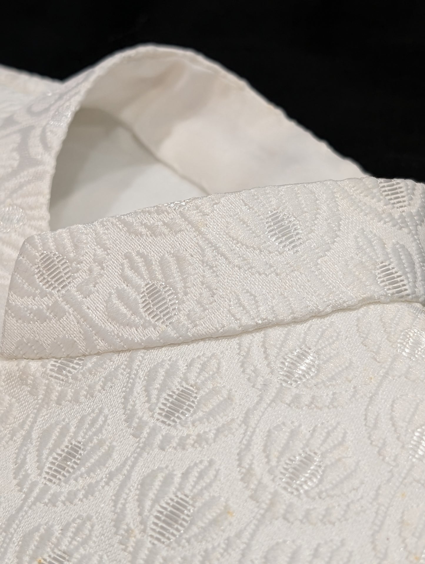 Boys embroidered cream jamawar waistcoat