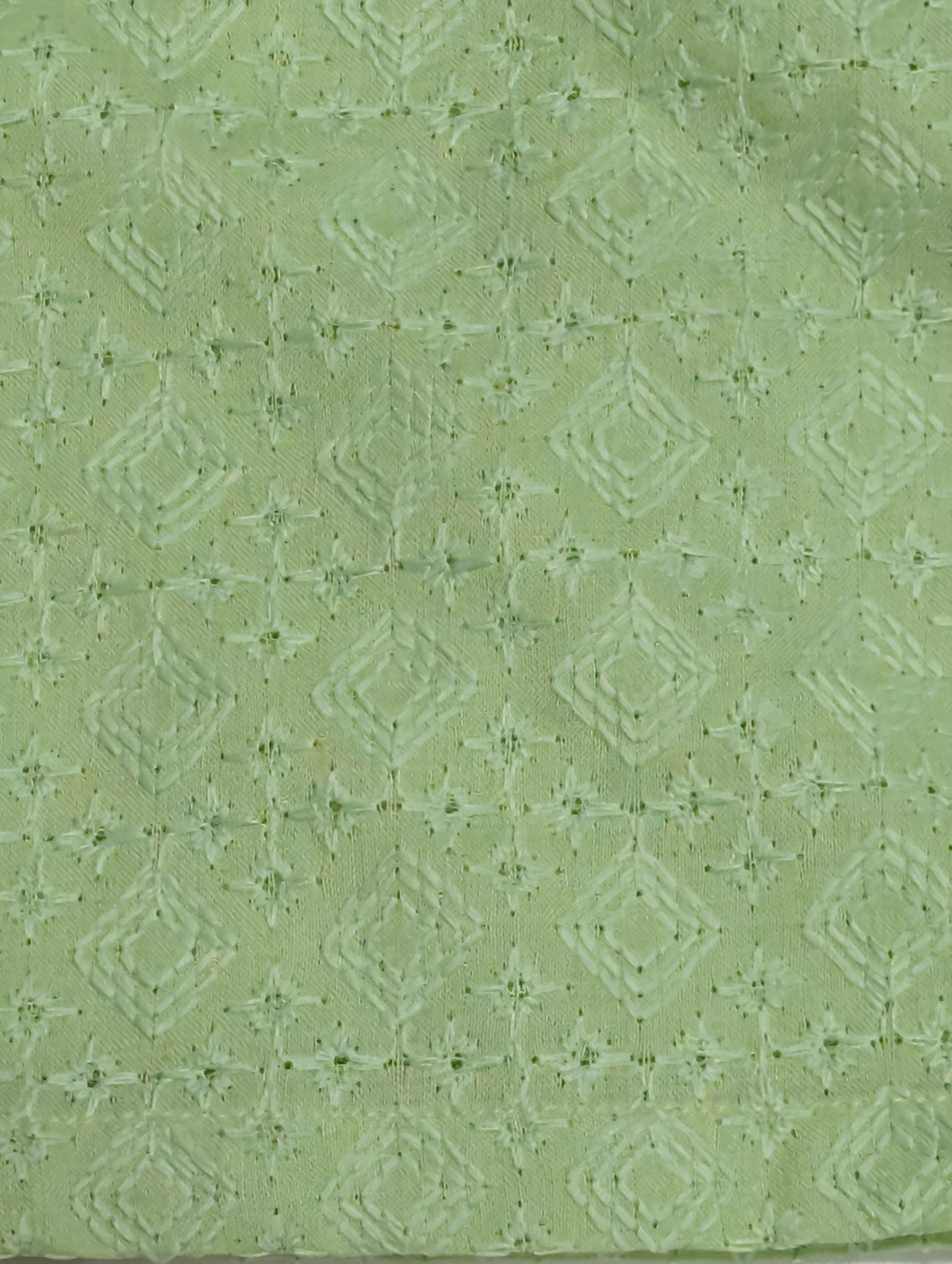 Boys' mint green Chicken Kari kurta with white pyjamas