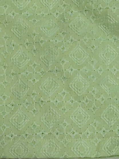 Boys' mint green Chicken Kari kurta with white pyjamas