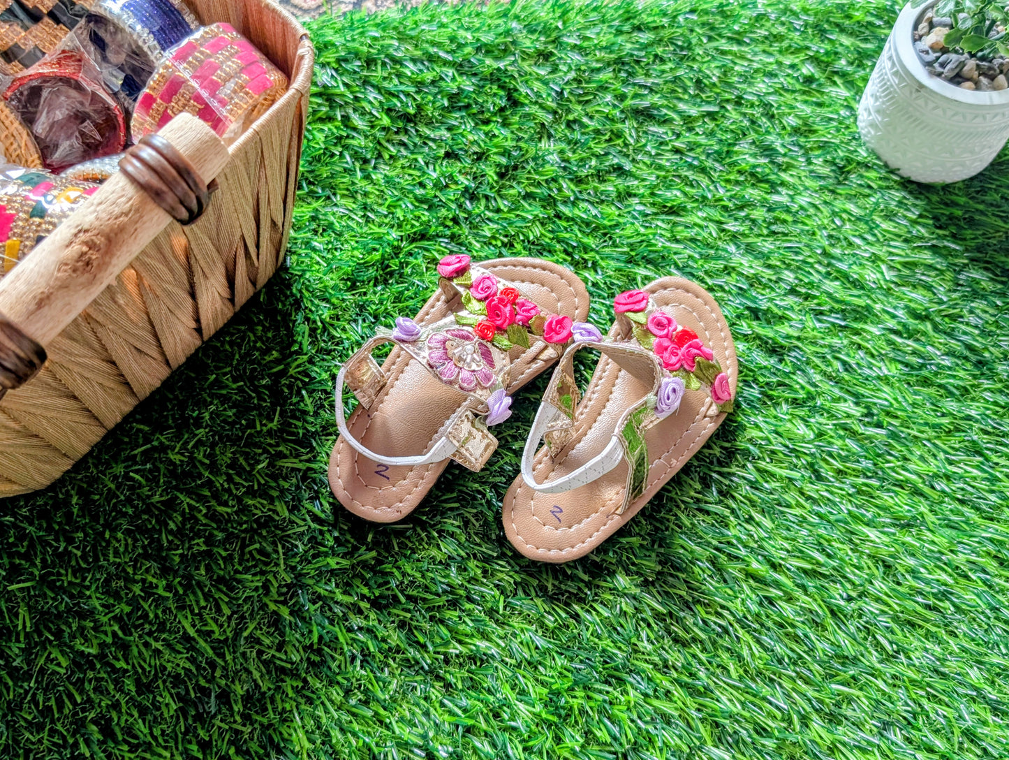 Kids' Flower Sandals
