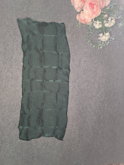Girls' Emerald Festive Sharara Set with Gold Embellishments